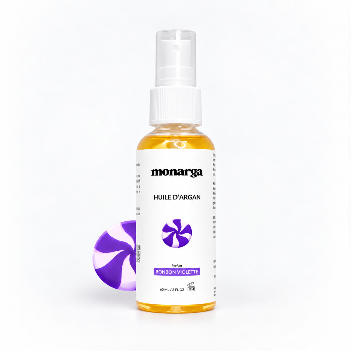 Huile d'argan au bonbon violette - Arganissime